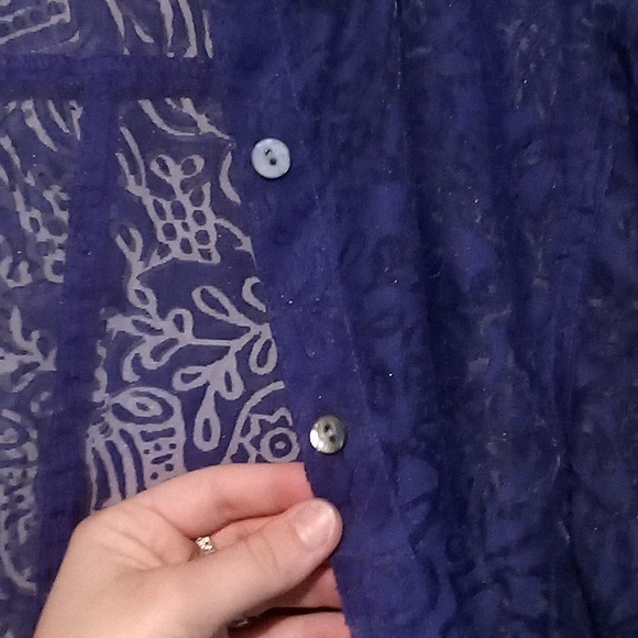 Purple button down - Picture 5 of 7